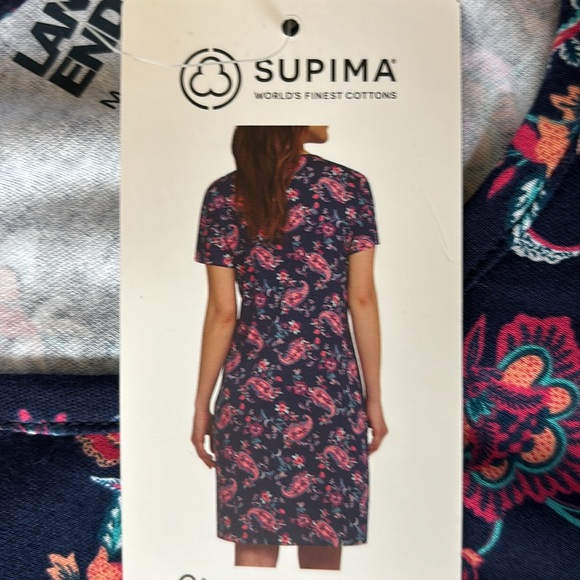 Lands’ End Ladies' Supima Cotton Sleep Dress Size S - Picture 7 of 7